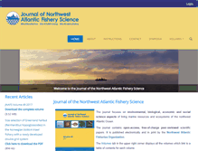 Tablet Screenshot of journal.nafo.int